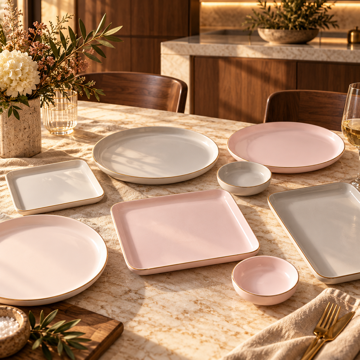 Light Luxury Ceramic Tableware Couple Tableware featured in How to Style a Dining Table Between Meals